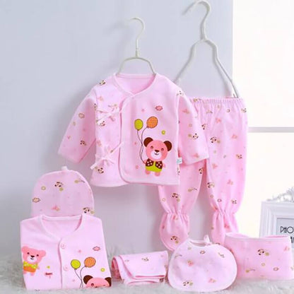 0-3M Newborn Clothing Sets for Baby Girls Boys Clothes Suits Cotton OUTFITS 7pcs/set MORE 20 STYLES DunbiBeauty, LLC