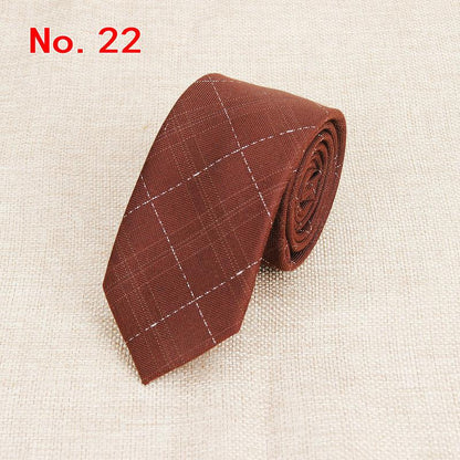 Men's Colorful Narrow Neckties Dsers