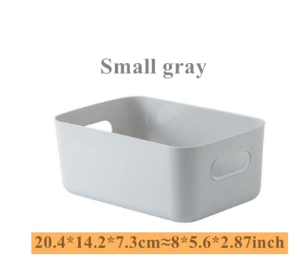 Storage Basket Student Desktop Snack Storage Box Plastic Cosmetic Storage Box Household Kitchen Sorting Box Makeup Box Dsers