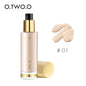 O.TWO.O 8 Colors Liquid Foundation Make Up Concealer Whitening Moisturizer Oil-control Waterproof Liquid Foundation Face Care