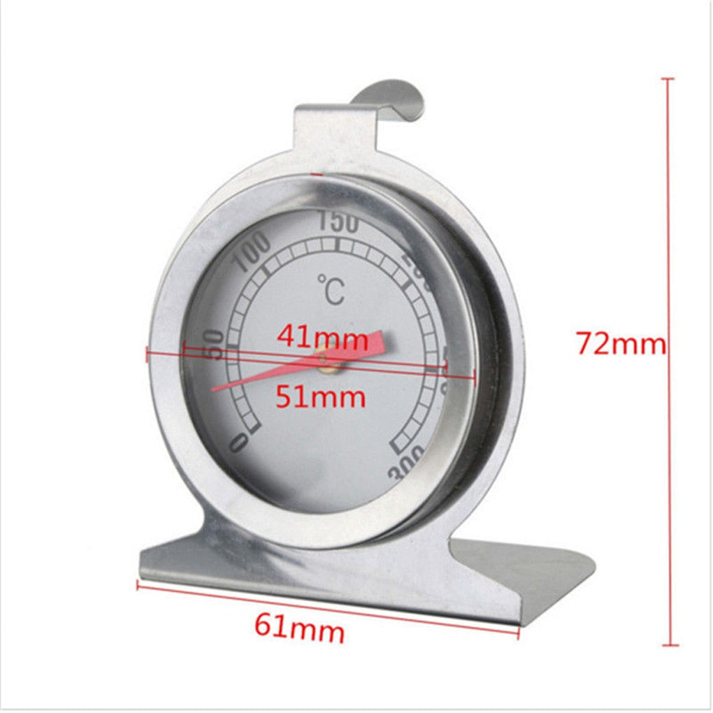 Stainless Steel Oven Cooker Thermometer Temperature Gauge Mini Thermometer Grill Temperature Gauge for Home Kitchen Food HOT Dsers