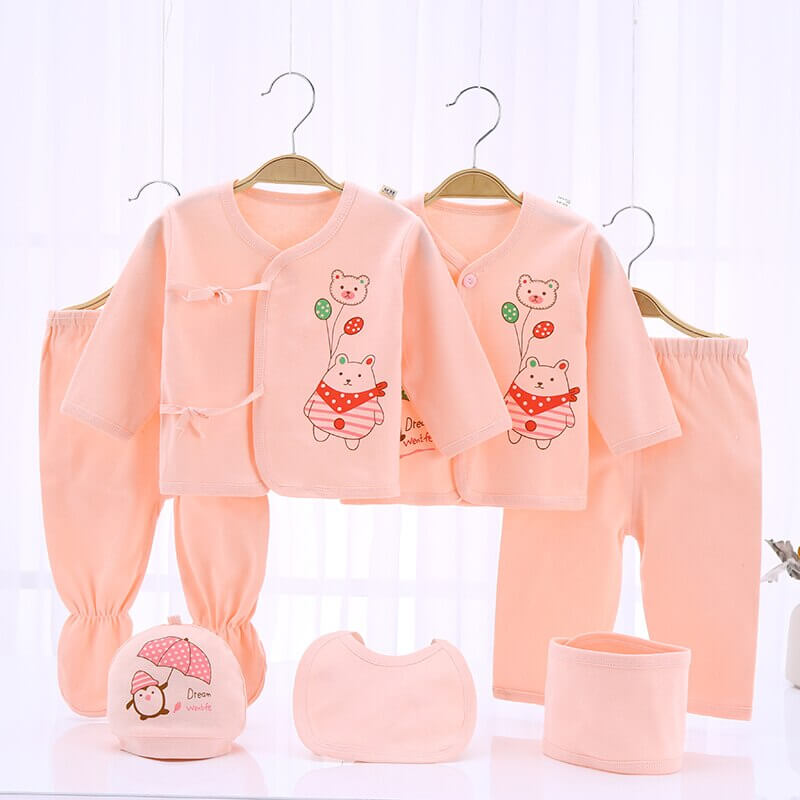 0-3M Newborn Clothing Sets for Baby Girls Boys Clothes Suits Cotton OUTFITS 7pcs/set MORE 20 STYLES DunbiBeauty, LLC