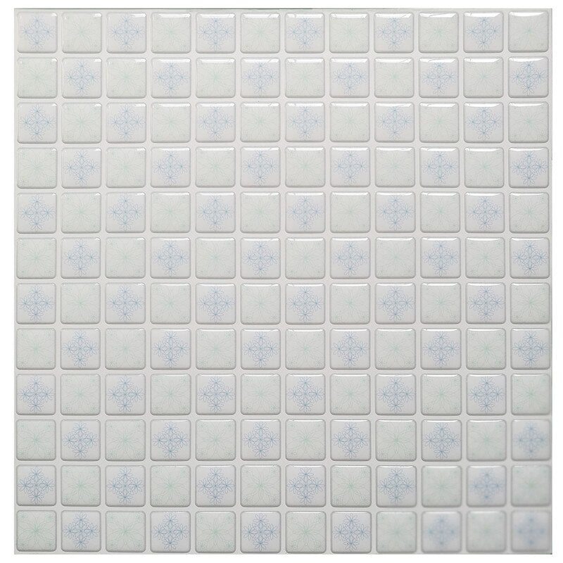 Mosaic Wall Tile Peel and Stick  Self adhesive Backsplash DIY Kitchen Bathroom Home Wall Sticker Vinyl 3D Dsers