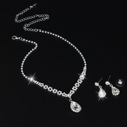 Women's Bridal Earring and Necklace Sets Dsers