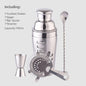 Wine Coctelera Batidora Boston Recipe Mixer Shaker Bartender Barware Kit Kitchen Bar Tools Stainless Steel Cocktail Shaker Set Dsers