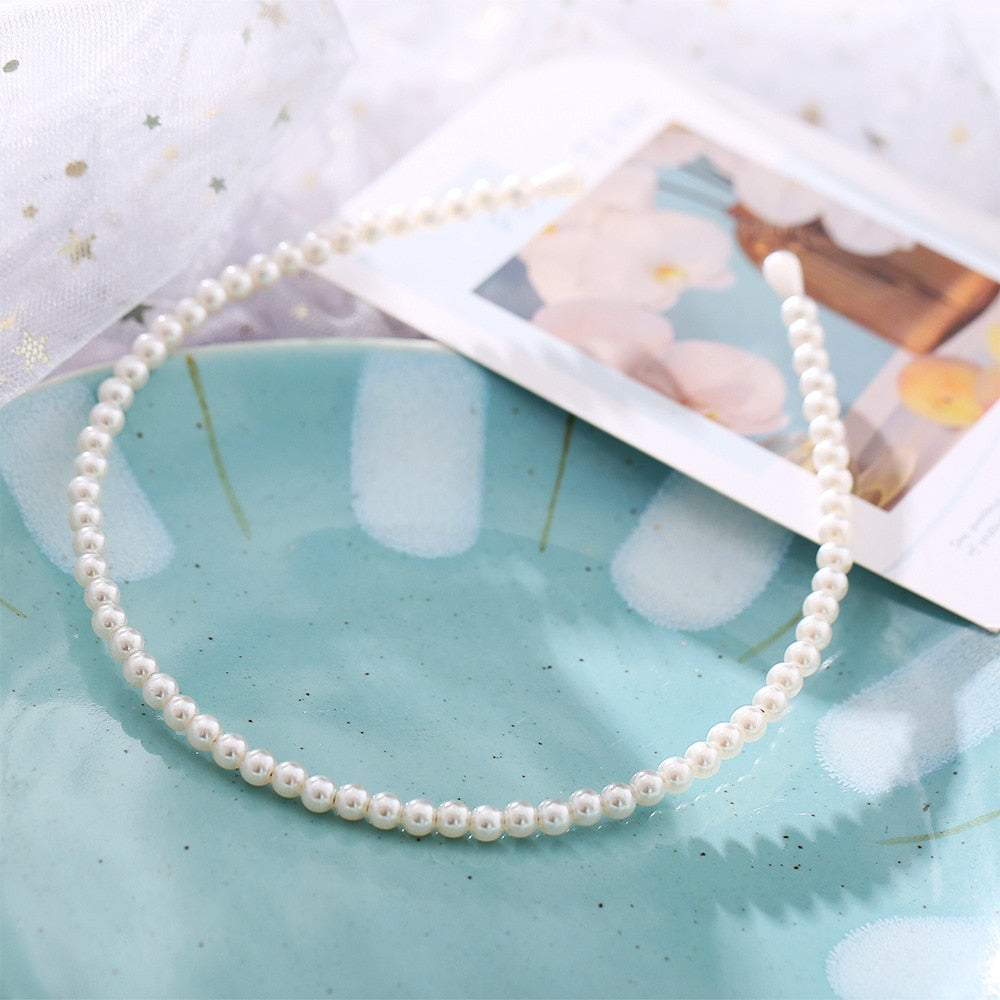 Women's Faux Pearl Headbands Dsers