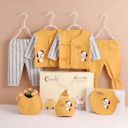 0-3M Newborn Clothing Sets for Baby Girls Boys Clothes Suits Cotton OUTFITS 7pcs/set MORE 20 STYLES DunbiBeauty, LLC