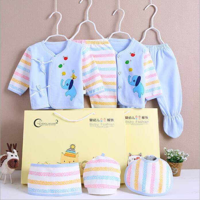 0-3M Newborn Clothing Sets for Baby Girls Boys Clothes Suits Cotton OUTFITS 7pcs/set MORE 20 STYLES DunbiBeauty, LLC