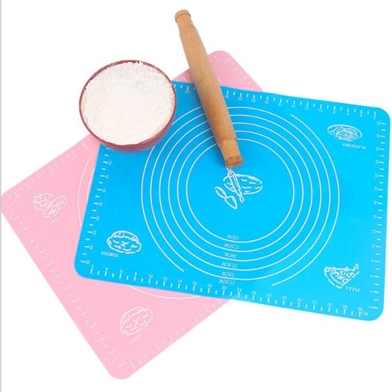 Silicone Non-Stick Rolling Mat Pastry Non-Slip Mat Kitchen Tools for Making Pastry Cakes Dsers