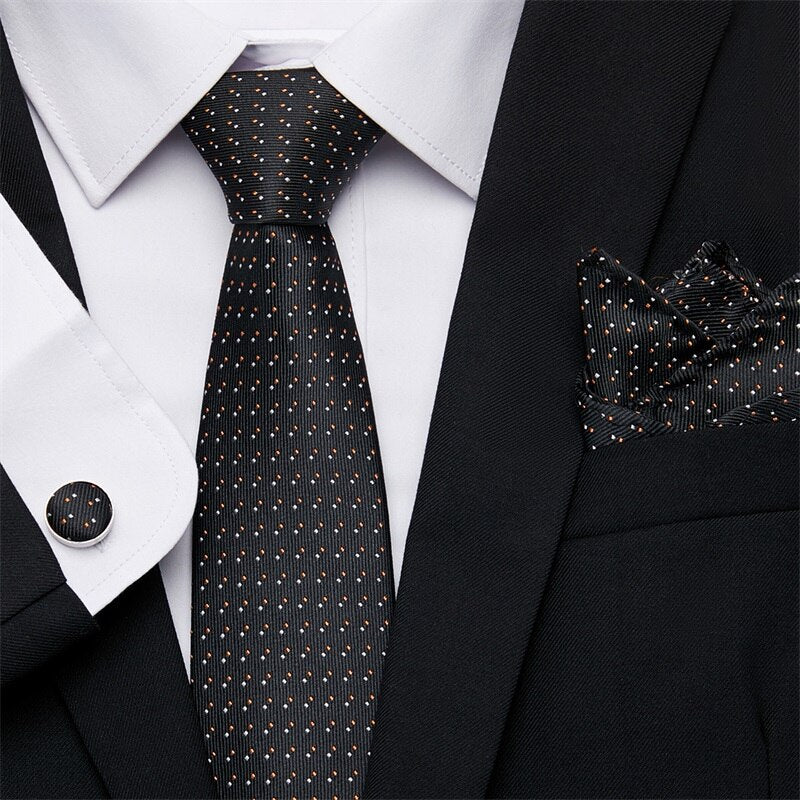 Men's Business Tie and Handkerchief Sets Dsers