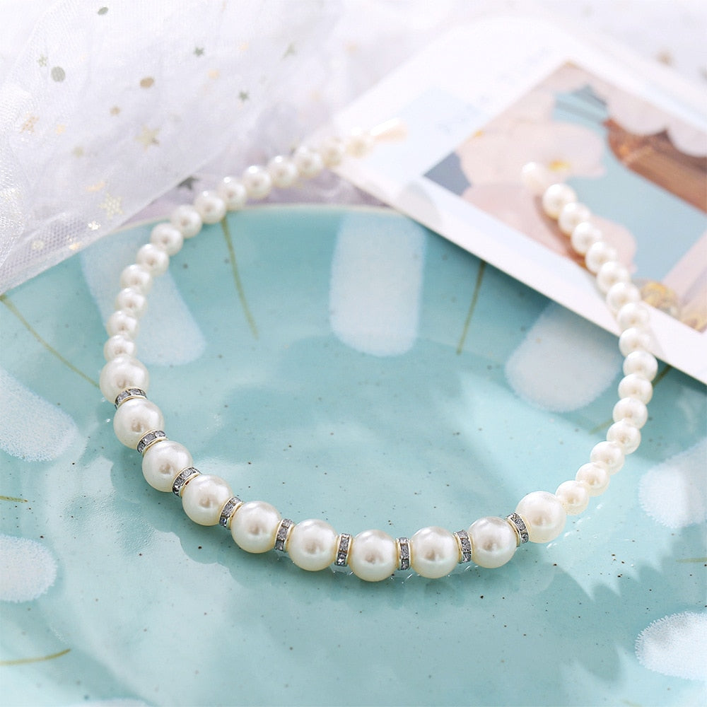 Women's Faux Pearl Headbands Dsers