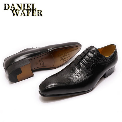 Men's Oxford Pointed Toe Dress Shoes Dsers