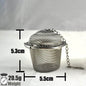 Reusable Spice Loose Tea Leaf Herbal Tool Tea Strainer Hanging Tea Infuser Stainless Steel Tea Accessories Dsers