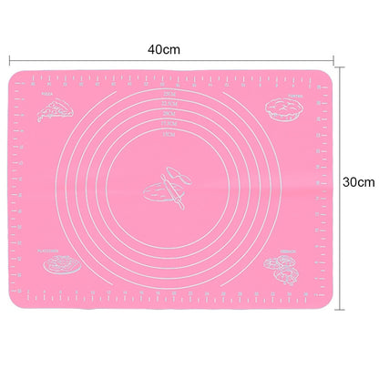 Silicone Non-Stick Rolling Mat Pastry Non-Slip Mat Kitchen Tools for Making Pastry Cakes Dsers