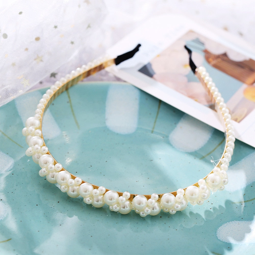 Women's Faux Pearl Headbands Dsers