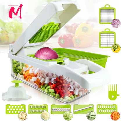 Vegetable Cutter Multifunctional Slicer Fruit  Potato Peeler Carrot Grater Kitchen accessories basket vegetable slicer Dsers