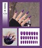 Nail Art Fake Nails Stiletto Tips Clear Press on Long False with Glue Coffin Stick Display Full Cover Artificial Designs Matte Dsers