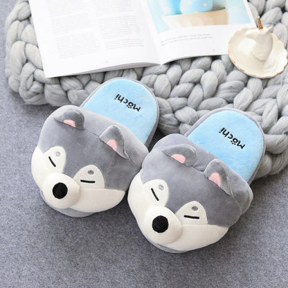 Women Winter Home Slippers Couples Cartoon panda Slides Non-slip House Flip Flops Indoor Bedroom Lovers Floor Cute Doll Shoes Dsers