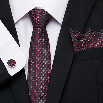 Men's Business Tie and Handkerchief Sets Dsers