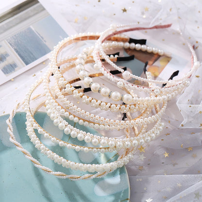 Women's Faux Pearl Headbands Dsers