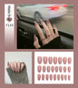 Nail Art Fake Nails Stiletto Tips Clear Press on Long False with Glue Coffin Stick Display Full Cover Artificial Designs Matte Dsers