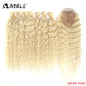 Noble Synthetic Hair Body Weave 20 Inch 8pcs/lot Afro Kinky Curly Hair Ombre Bundles Hair Extension Synthetic Hair Wave