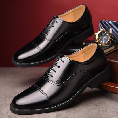 Men's Business Dress Shoes with Wing-Tip Dsers