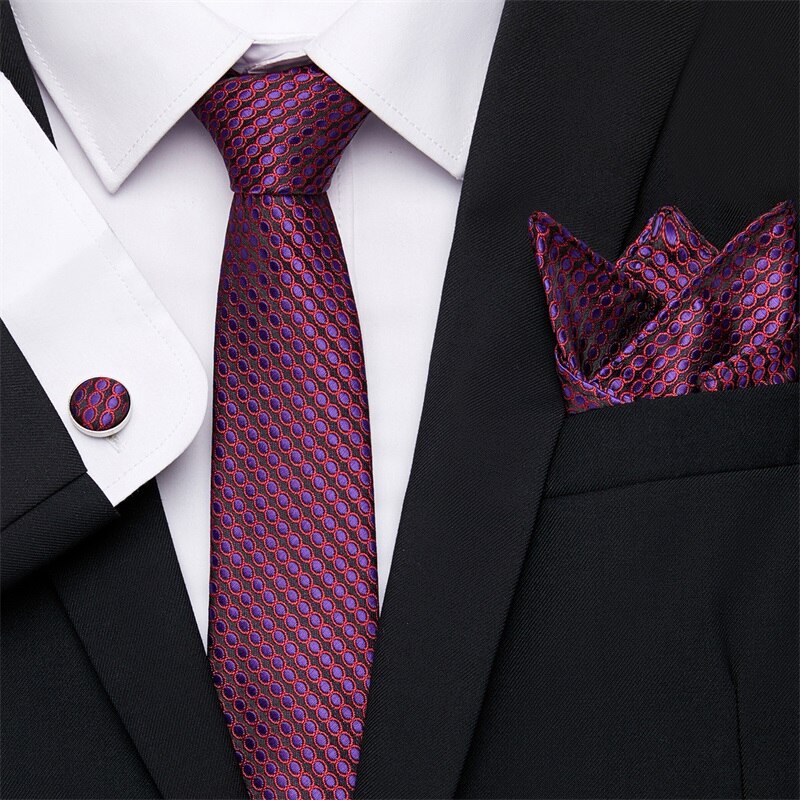 Men's Business Tie and Handkerchief Sets Dsers