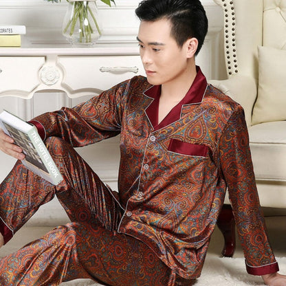 Men's Silk Pajama Sets Dsers