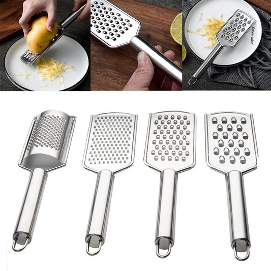 Stainless Steel Handheld Cheese Grater Multi-Purpose Kitchen Food Graters For Cheese Chocolate Butter Fruit Vegetable Dsers