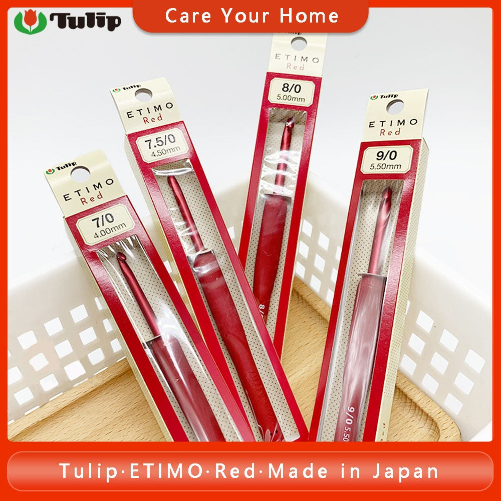 1 PieceTulip Red Crochet Needle With Free Shipping Tulip Crochet Hooks Set Crochet Tulip Needle Knitting Needles Set Tulip Etimo