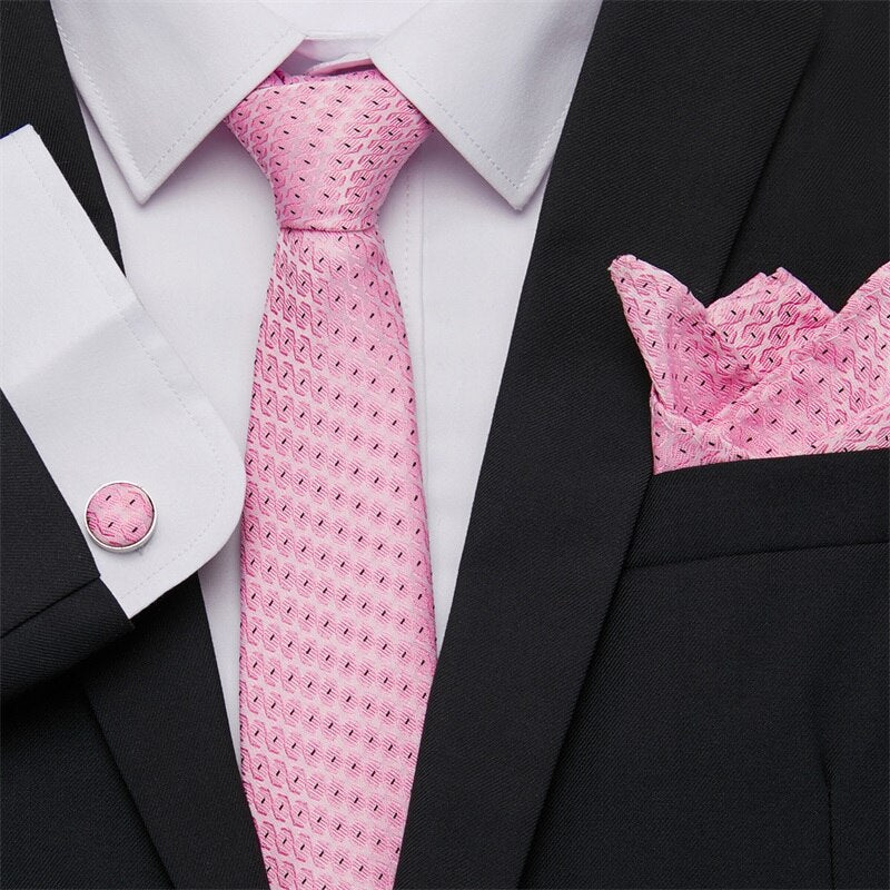 Men's Business Tie and Handkerchief Sets Dsers