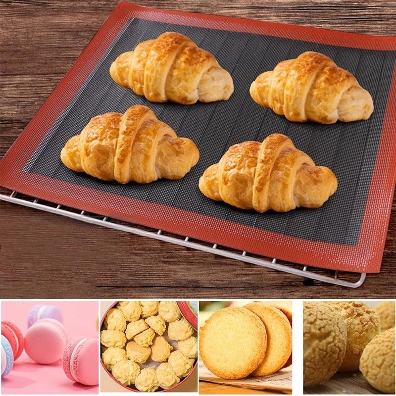 Non Stick Perforated Silicone Baking Mat Oven Sheet Liner Bakery Tool For Cookie /Bread/ Macaroon Kitchen Bakeware Tools Dsers