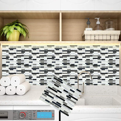 Removable Peel Self Adhesive Mosaic Marble Tile Backsplash Wall Sticker Vinyl Bathroom Kitchen Home Decor Dsers