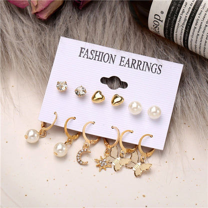 Women's Zinc Alloy Variety Earring Sets Dsers