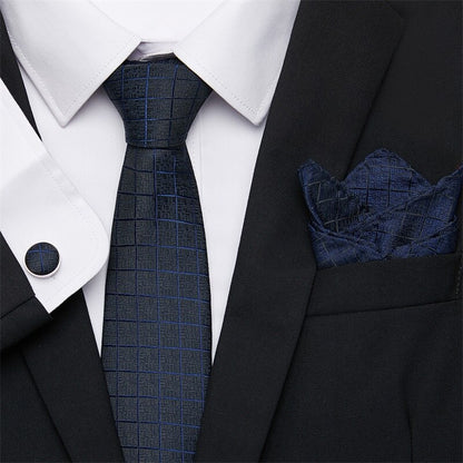 Men's Business Tie and Handkerchief Sets Dsers