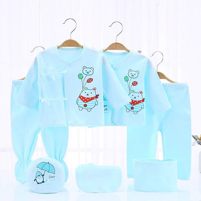 0-3M Newborn Clothing Sets for Baby Girls Boys Clothes Suits Cotton OUTFITS 7pcs/set MORE 20 STYLES DunbiBeauty, LLC