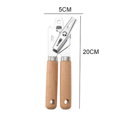 Wooden Handle Small Kitchenware Stainless Steel  Opener Baking Pizza Skin-Peeler Cheese Knife  Kitchenware Set Dsers