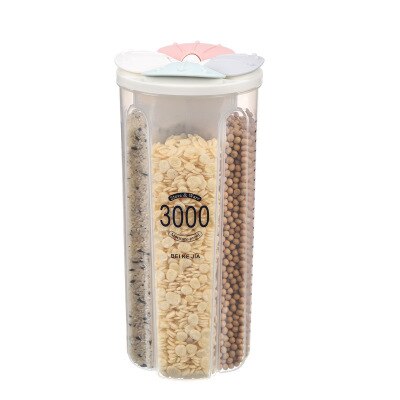 Sealed Storage Box Crisper Grains Food Storage Tank Household Kitchen Food Containers for Dry Cereals Measure Cups Kitchen Tool Dsers