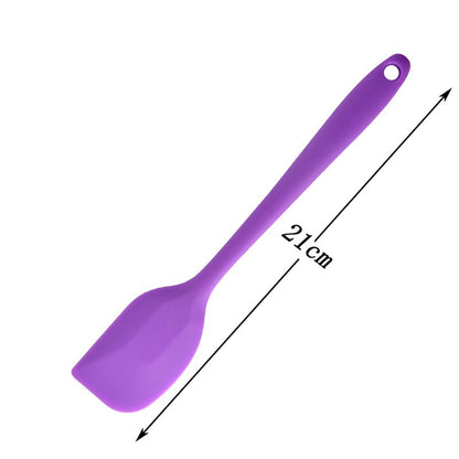 Silicone Cream Baking Scraper Non Stick Butter Spatula Cutter Chocolate Smoother Heat Resistant Kitchen Pastry Tools Scraper Dsers