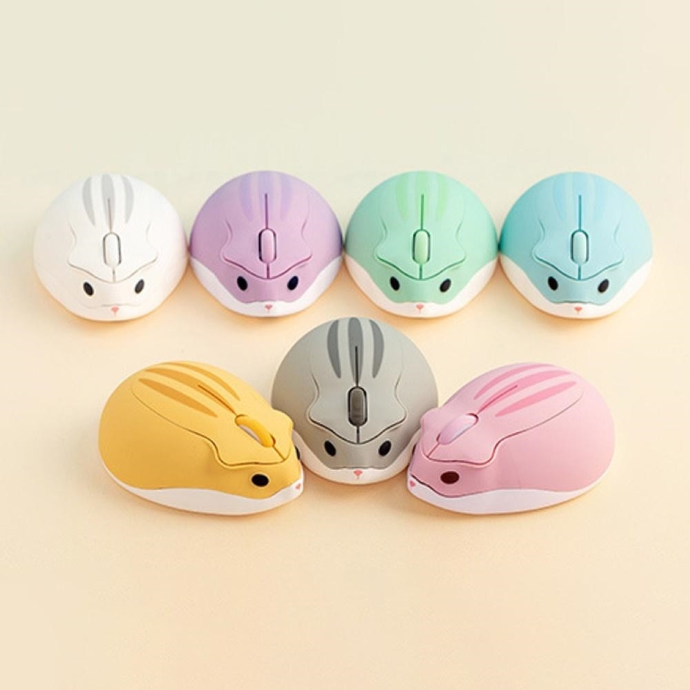 Wireless 2.4G Cute Mouse Hamster Designed Creative Mause Ergonomic USB Optical Mini 1200 DPI Mini Mice Kid Gifts For PC Laptop