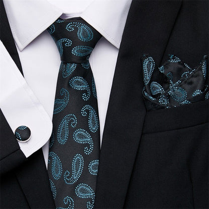 Men's Business Tie and Handkerchief Sets Dsers