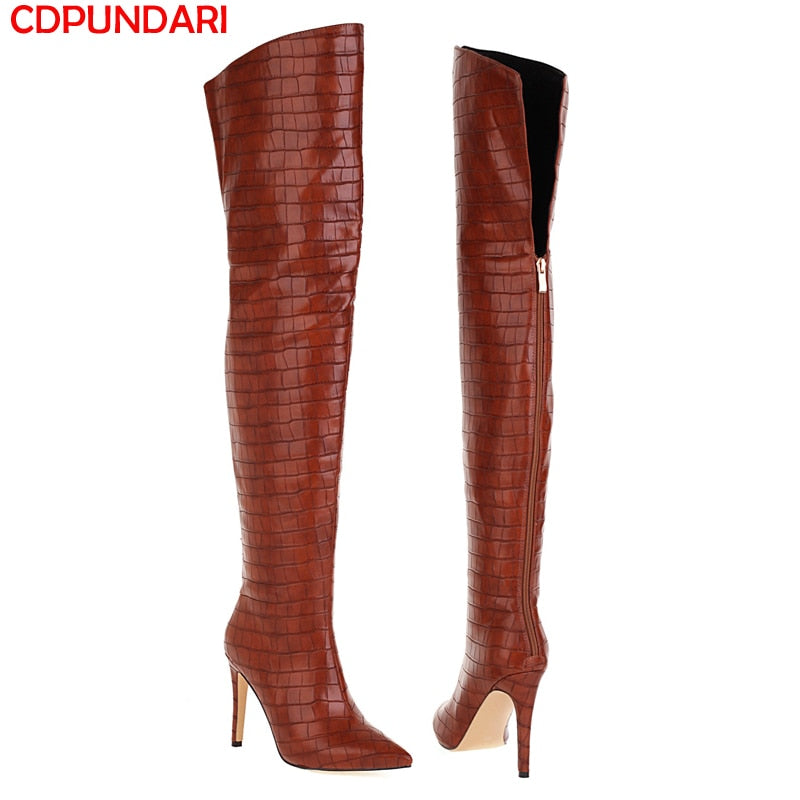 Women's Thigh High Stiletto Boots Dsers