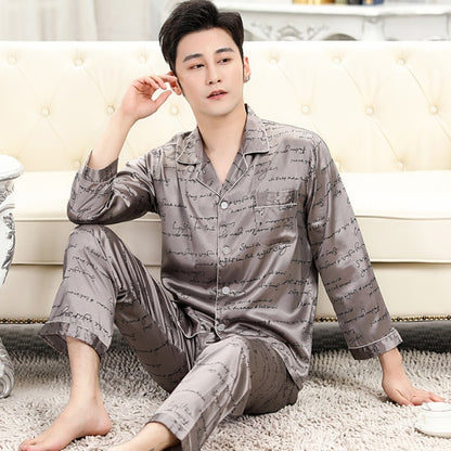 Men's Silk Pajama Sets Dsers