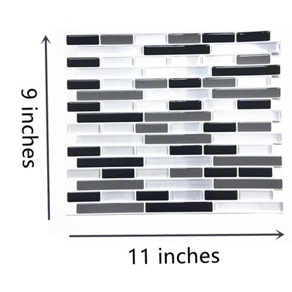 Self Adhesive Mosaic Tile Wall decal Sticker DIY Kitchen Bathroom Home Decor Vinyl W4 Dsers