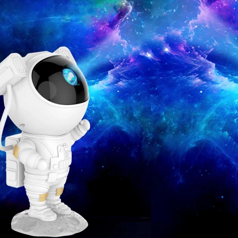 USB Astronaut Galaxy Starry Sky Projector Night Lights Bedroom Atmosphere Table Lamp Creative Home Decoration Ornaments