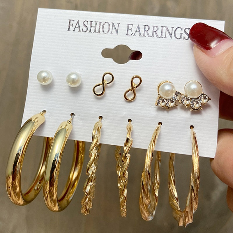 Women's Zinc Alloy Variety Earring Sets Dsers