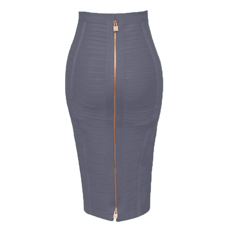 Women's Zip Up Pencil Skirt Dsers