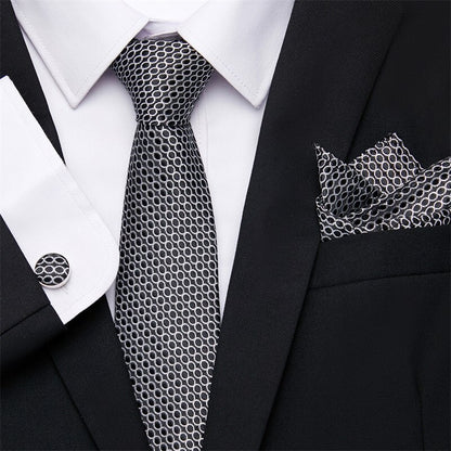 Men's Business Tie and Handkerchief Sets Dsers