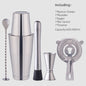 Wine Coctelera Batidora Boston Recipe Mixer Shaker Bartender Barware Kit Kitchen Bar Tools Stainless Steel Cocktail Shaker Set Dsers